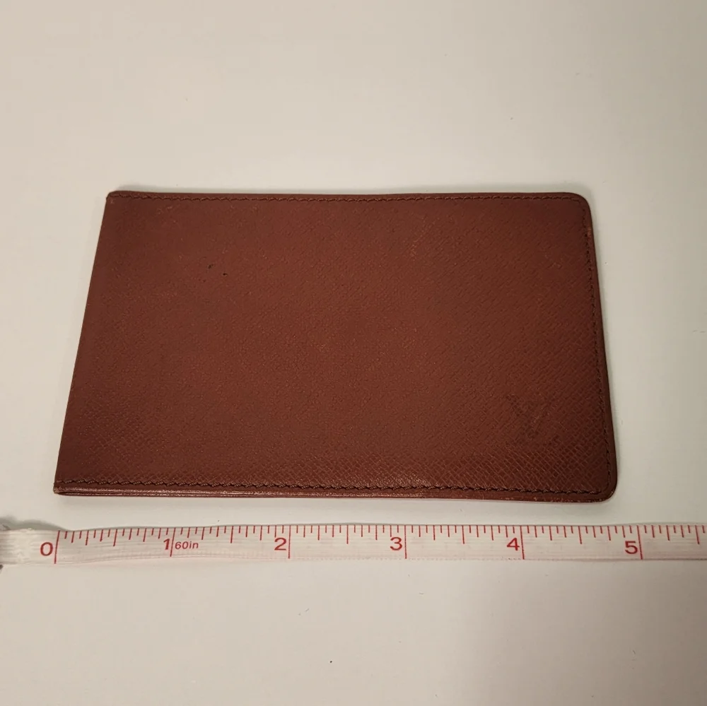 Louis Vuitton Brown Tan BiFold Card Holder